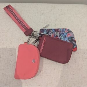 Lululemon Dual Pouch Wristlet & Clippable Card Pouch